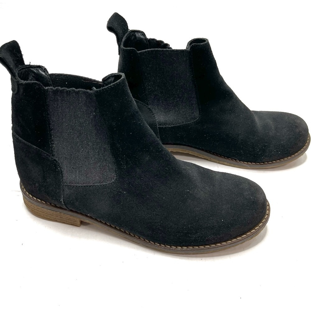 Bos & Co Black Suede Chelsea Boot
